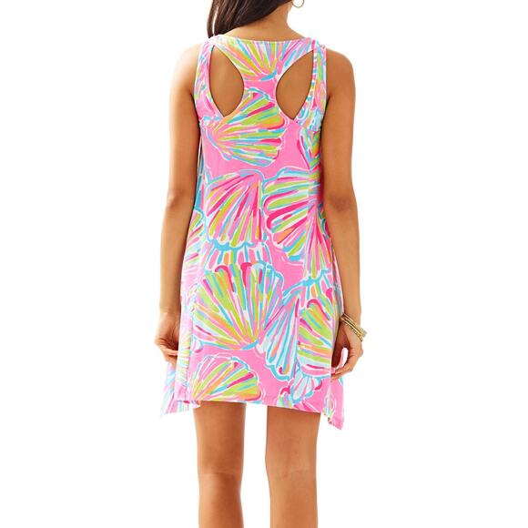 Lilly Pulitzer Monterey Dress Pink Pout Shellabrate XS #4393 - Picture 7 of 16